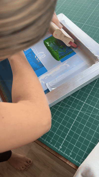 Christina Blaas Screenprinting Glasses 2025