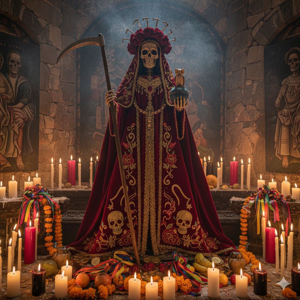 La Dama Ossuta: Viaggio nel culto della Santa Muerte