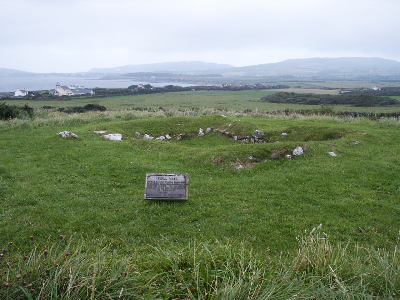 Balladoole: Keeill near the Viking boat grave site