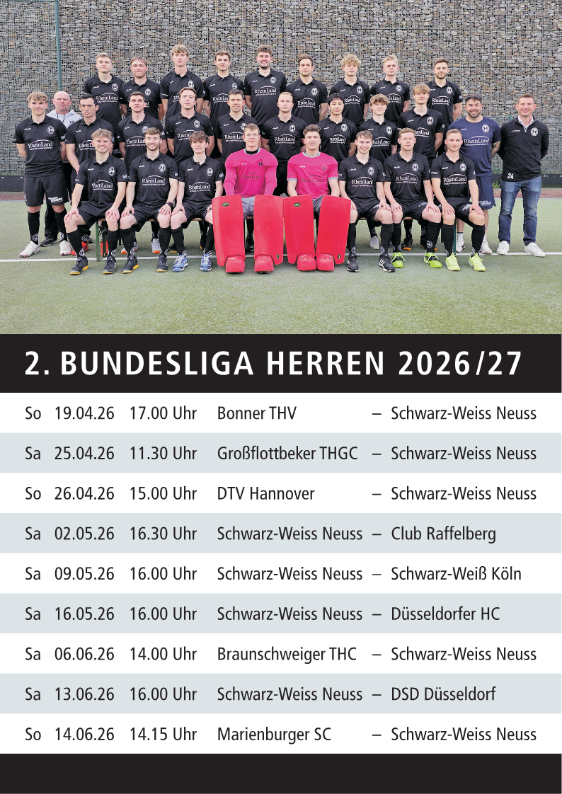 Spieltermine Herren