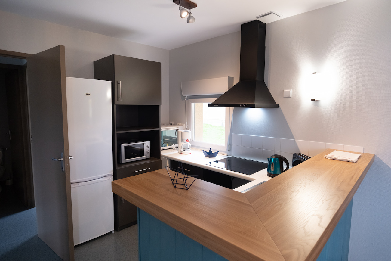cuisine équipée gîte 6 personnes, location nature en Limousin