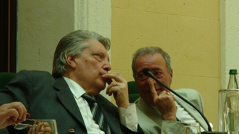 Il Presidente della Provincia Giuseppe Morabito e il Dirigente Scarfò