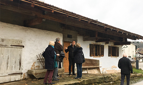 Führung und Besuch im Waidlerhaus mit Thomas Bauer u. Peter Haimerl