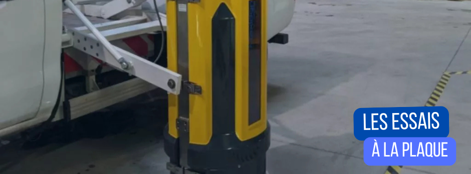 Le principe des essais à la plaque