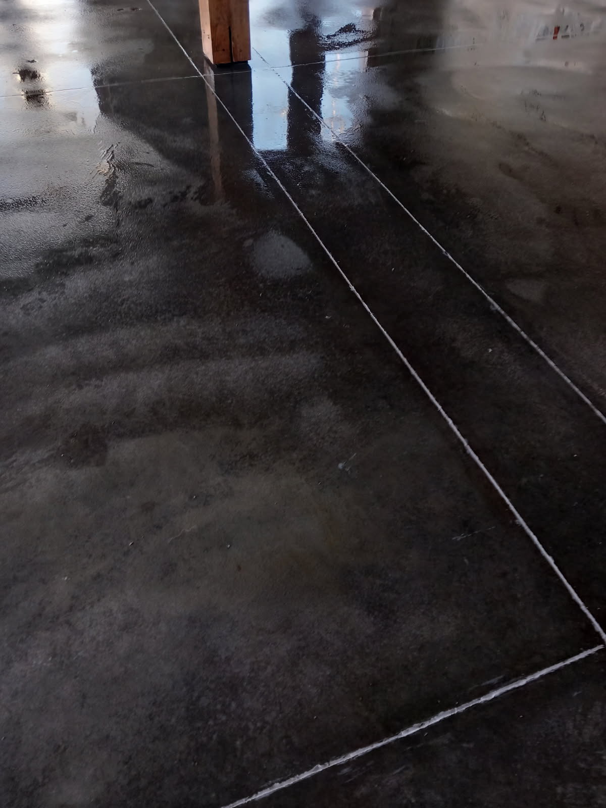 Remplissage des joints et quartz anthracite 