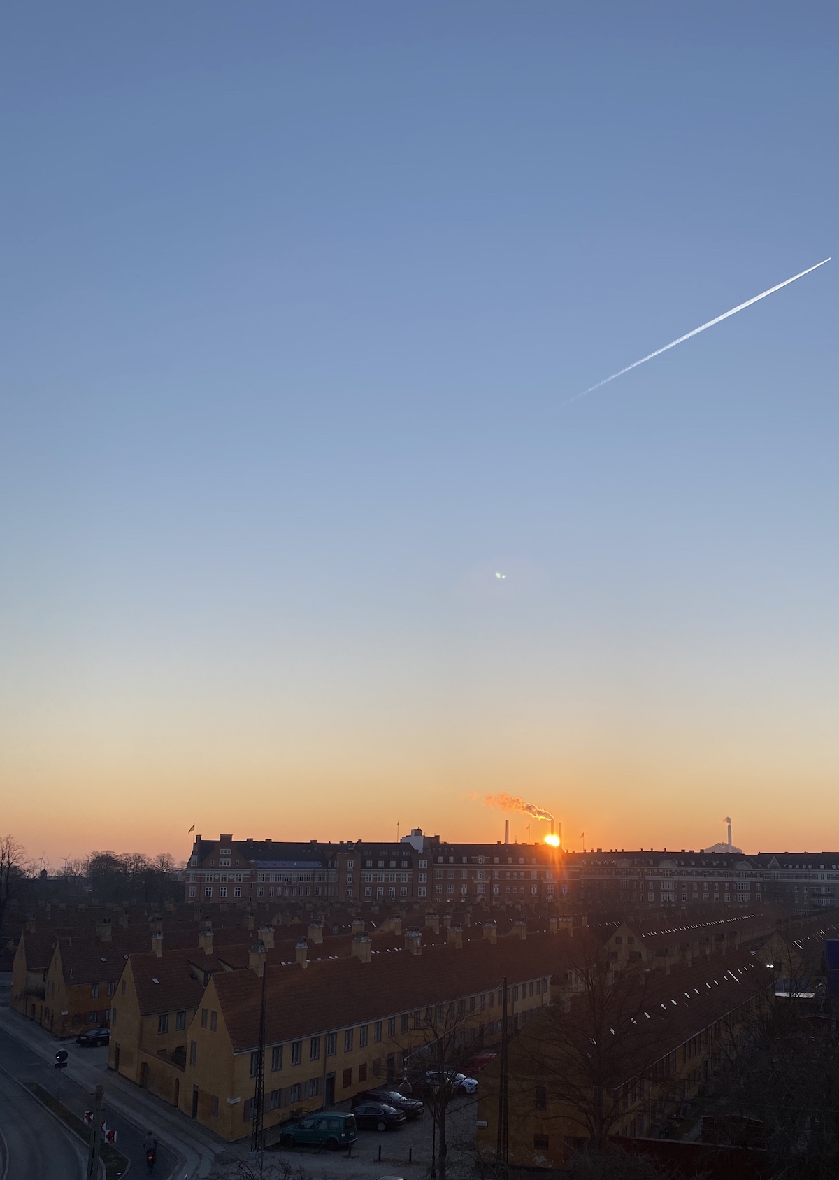 Sonnenaufgang von meinem Fenster