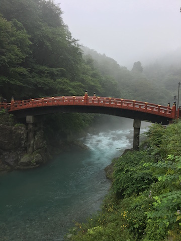 Die "Shinkyo" Brücke in Nikko