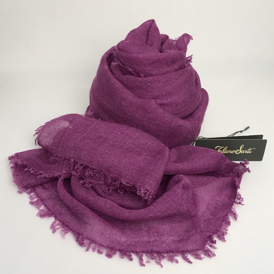 ファリエロ サルティ　Faliero Sarti　ストール　エンリカ　濃紫 定番New ENRICA/M（ニューエンリカストール） - ファリエロサルティ