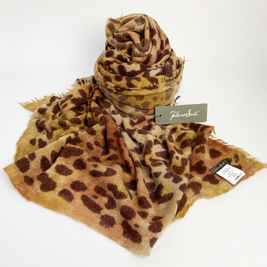 サバナ カシミヤ100% ストール I22 2002 Savana Faliero Sarti