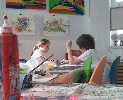 Malkurs, Malschule, Kinder, Erwachsene, Köln, Lindenthal, Karola Fels