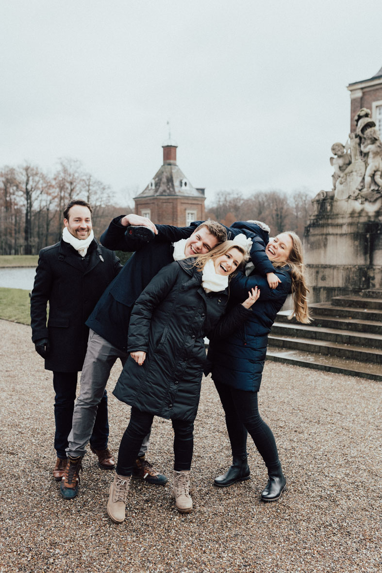 Familienshooting im winterlichen Nordkirchen
