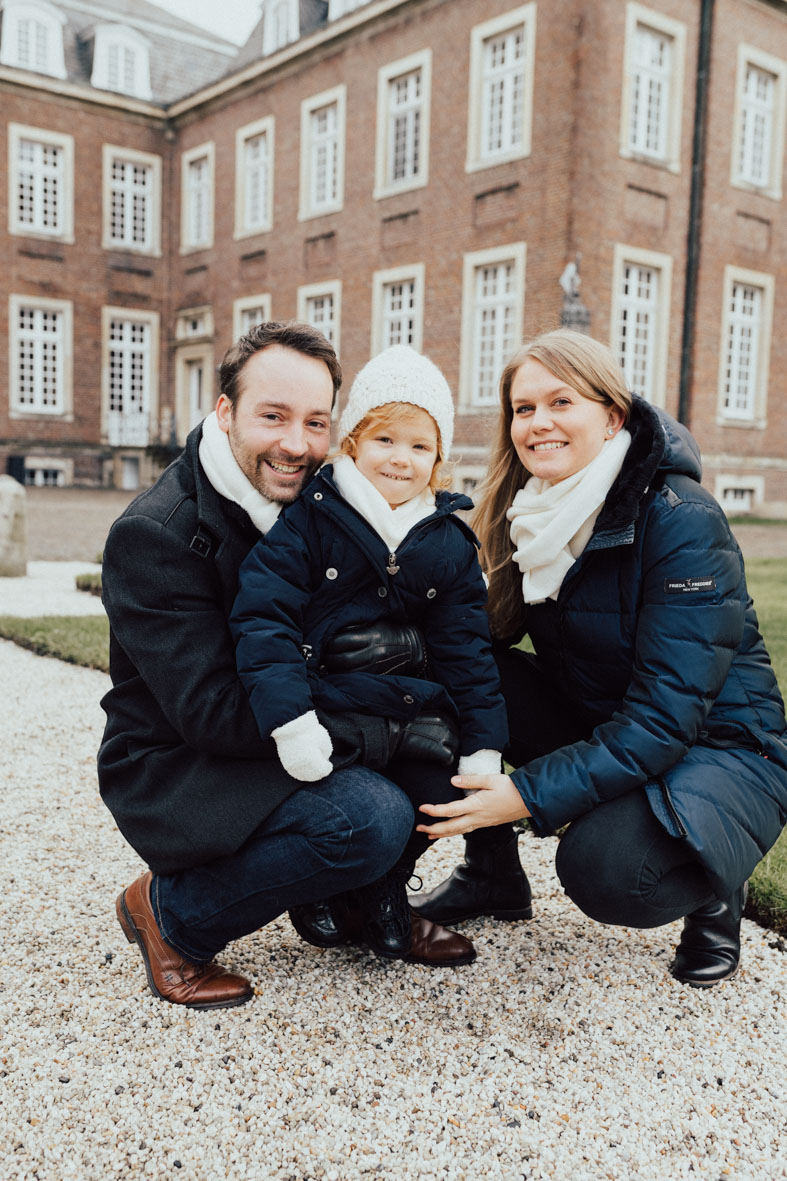 Familienshooting im winterlichen Nordkirchen