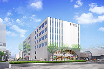 新潟薬科大学長野薬学部キャンパスの完成予想図