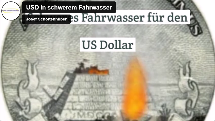 Der US Dollar in schwerem Fahrwasser! Videobericht von ASConsulting Liechtenstein