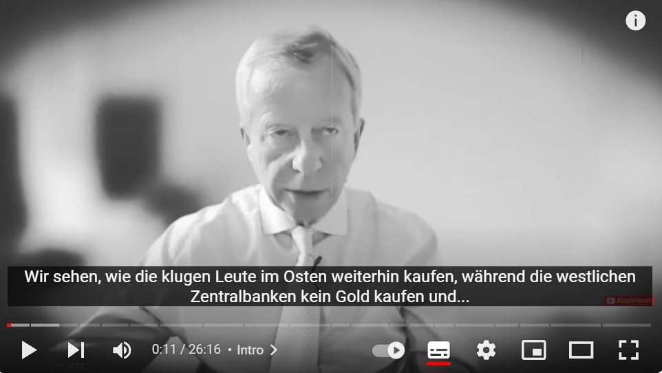 Große Goldkäufe beginnen gerade! Egon von Greyerz im Interview