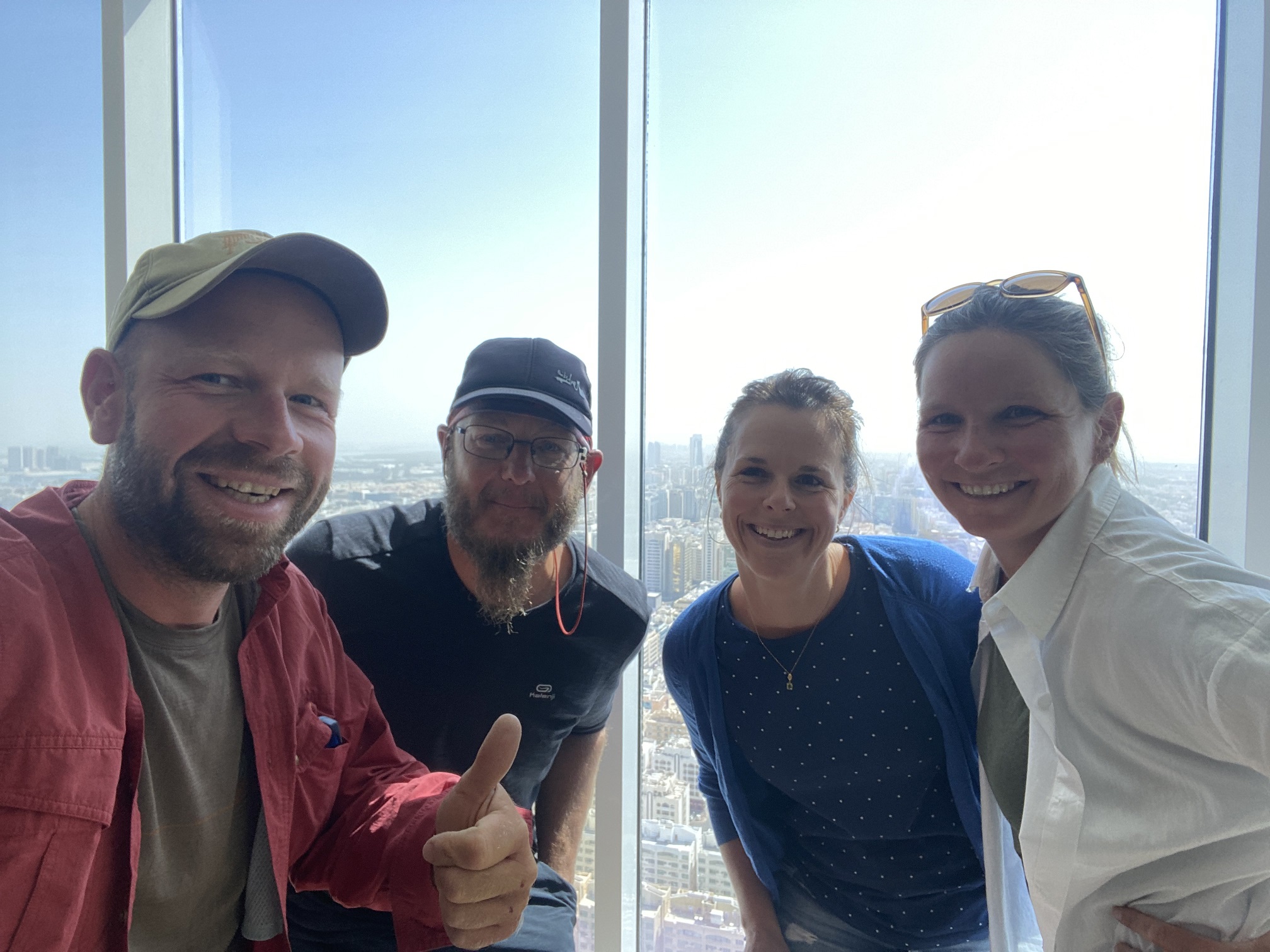 Anthea, unsere Gastgeberin und ein tschechischer Radfahrer