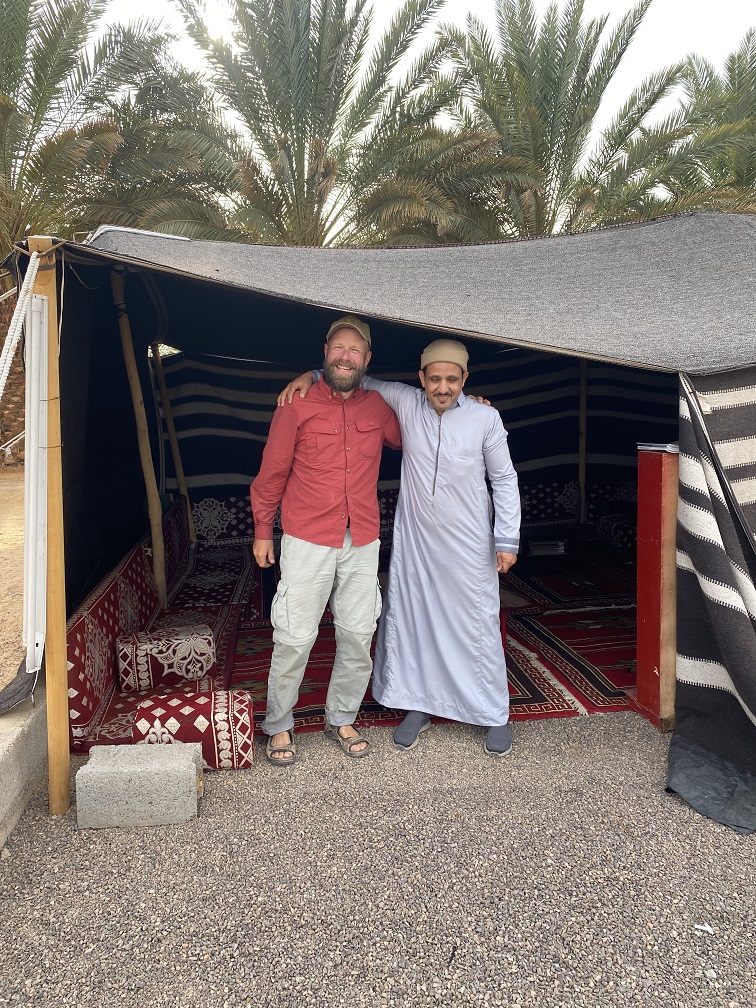 Einladung auf eine Farm bei Al Ula