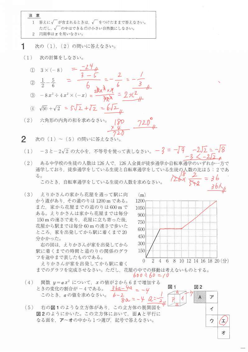 Amazon.co.jp: 塾講師オリジナル 数学解説 全問解説動画付 福島