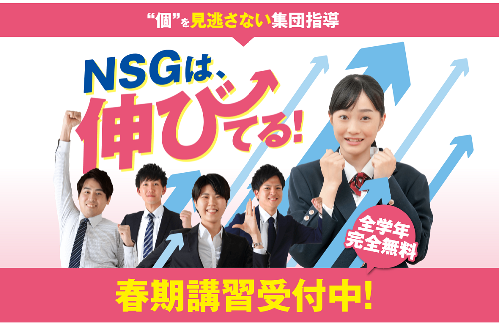 【NSG教育研究会】春期講習会・大学合格速報