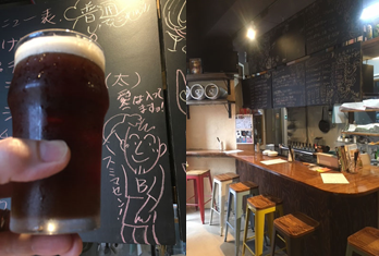 Yell＆Ale　ビールと店内の写真