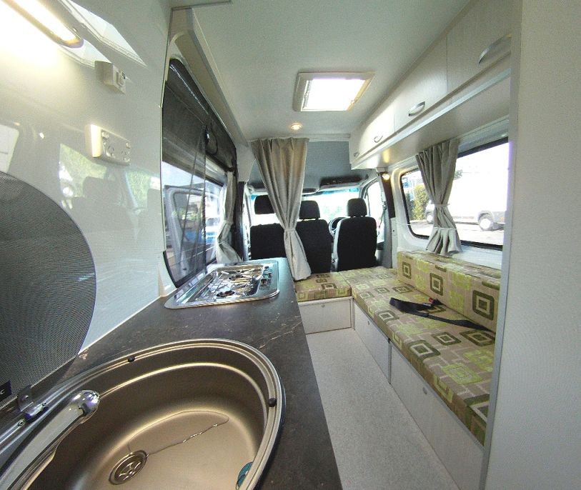 B Class motorhomes sleep and travel 4 people Southern Spirit