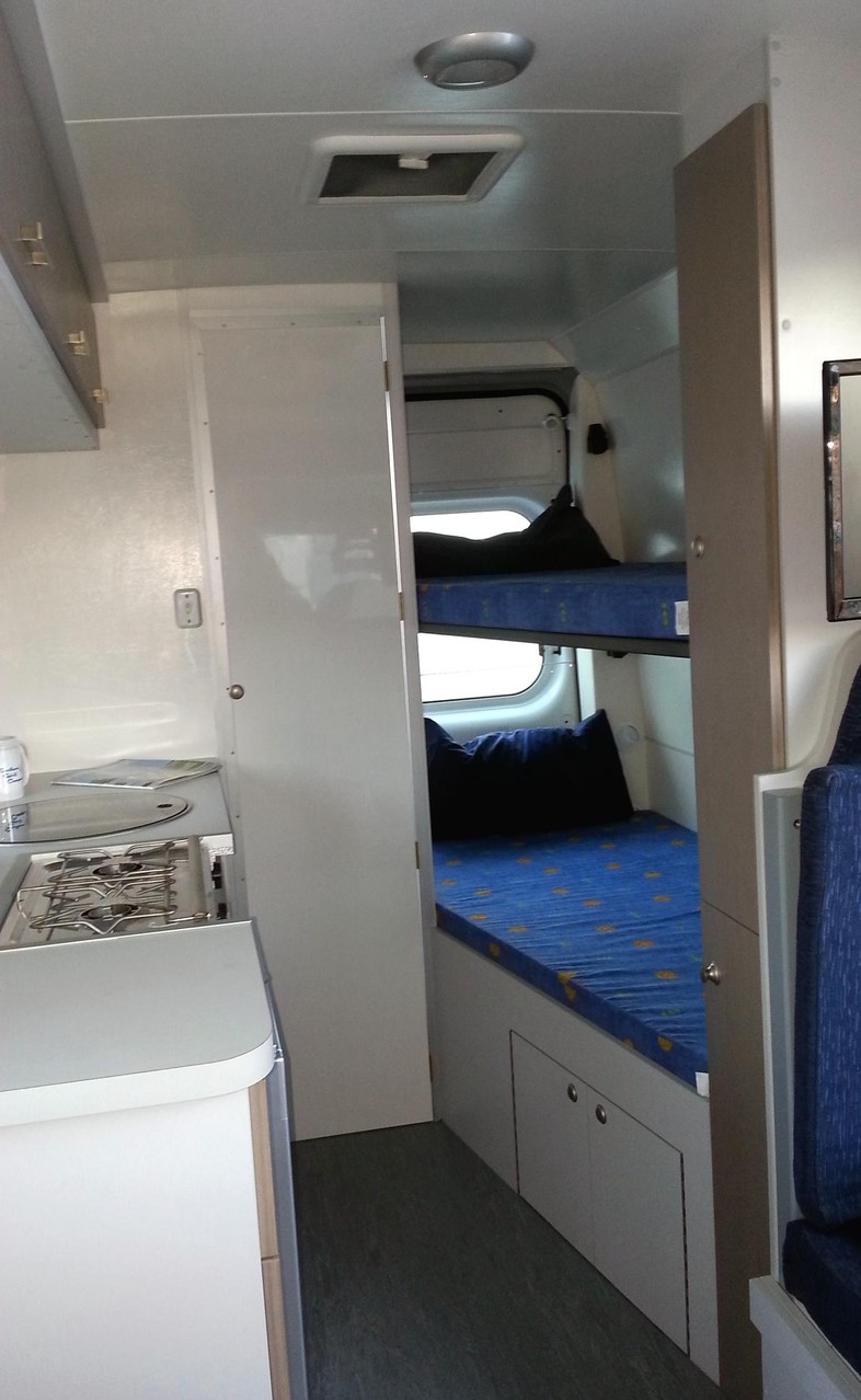 B Class motorhomes sleep and travel 4 people Southern Spirit