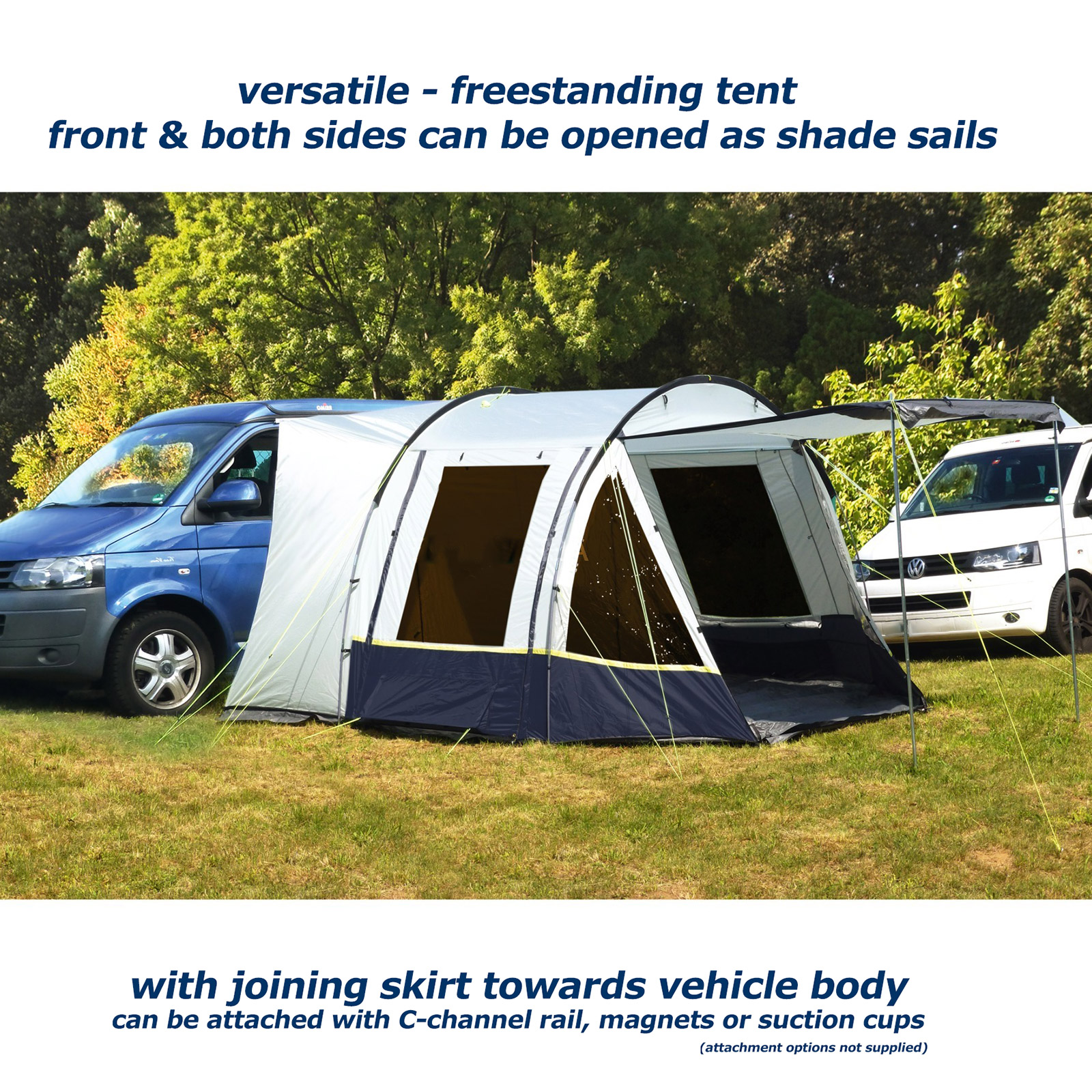 Van side door tent sale