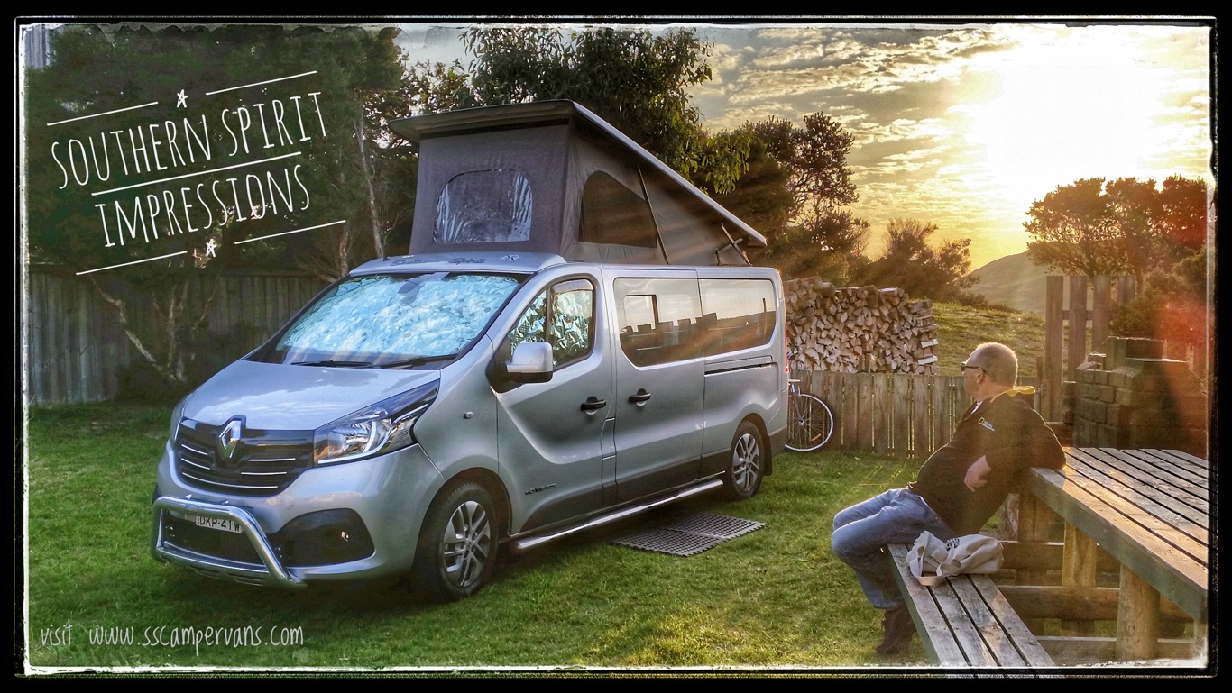 enjoy the freedom & space for 4 travellers in your Renault Trafic Southern Spirit conversion
