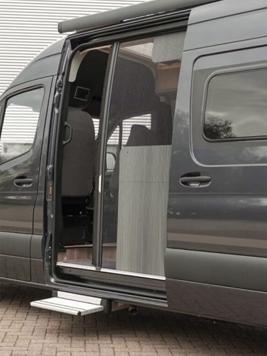 Horrex flyscreen sliding door Ford Transit 2015 onwards RHD