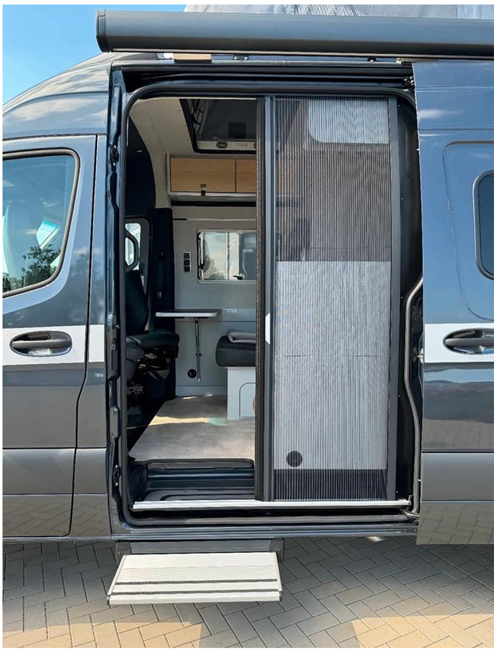Horrex flyscreen sliding door Mercedes Sprinter 2006 -2026 RHD