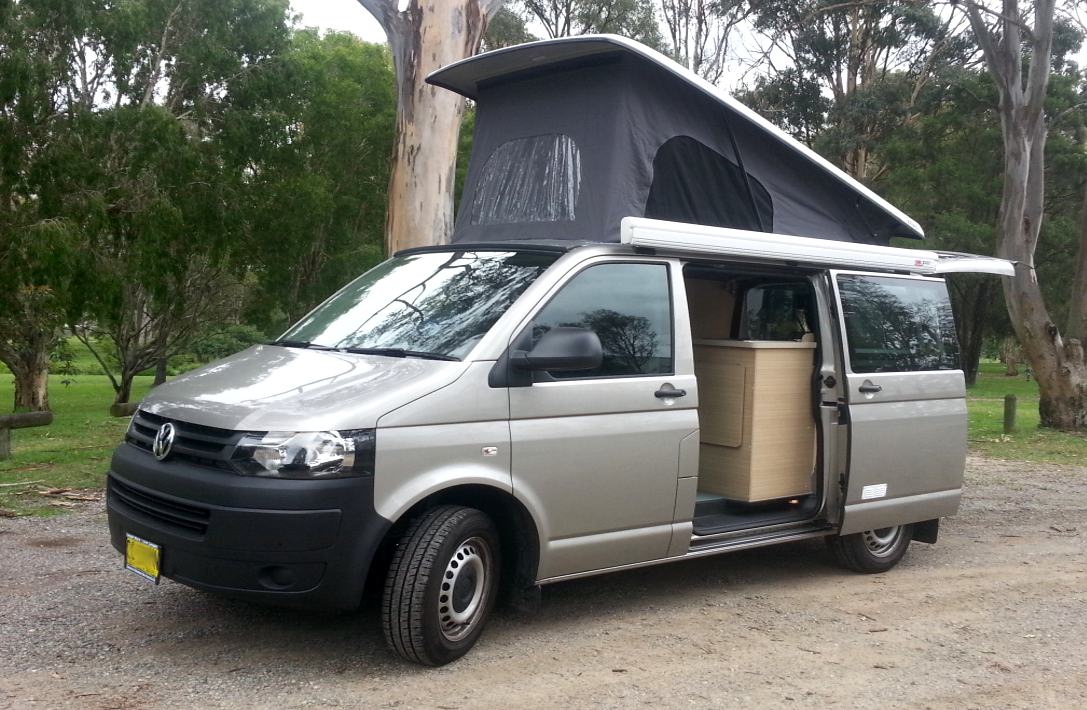 ideal for compact travelling VW T5 with standing height