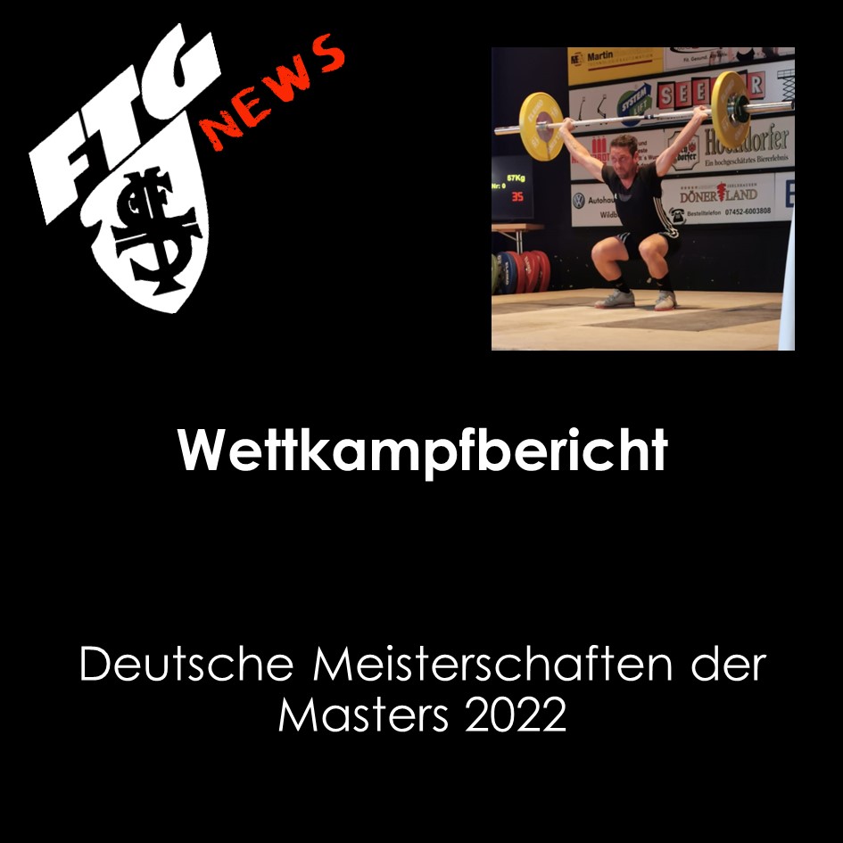 Wettkampfbericht: Deutsche Meisterschaften der Masters 2022