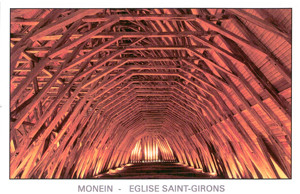 Charpente de l'église de St Girons