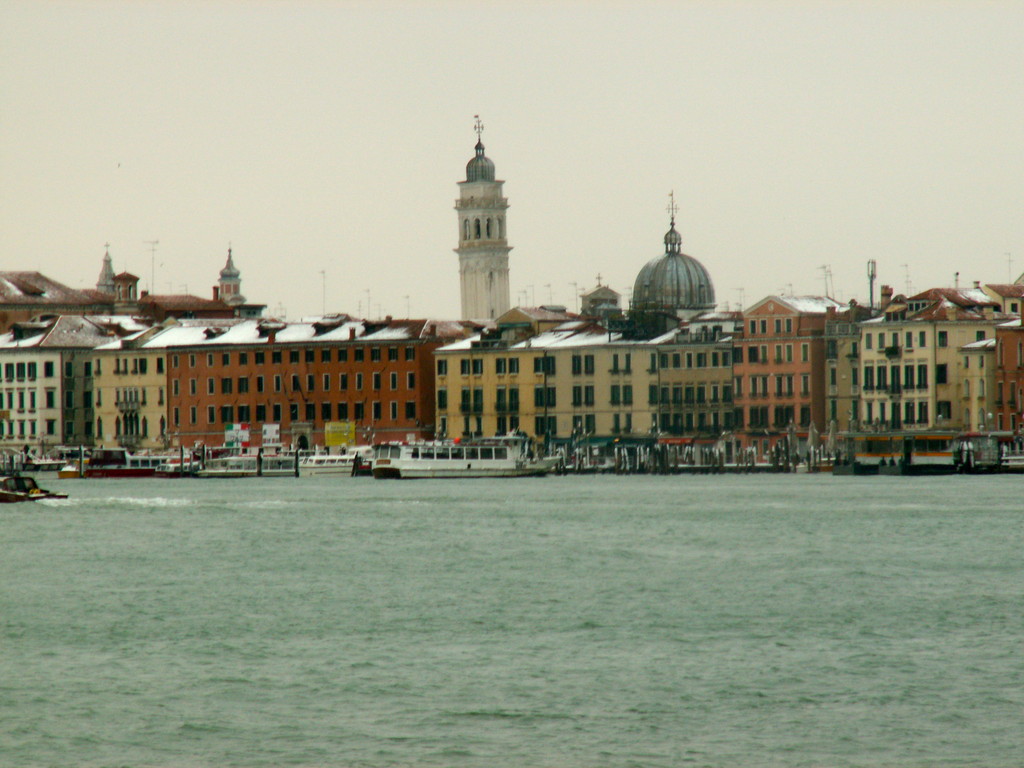 Arrivée à Venise enneigée