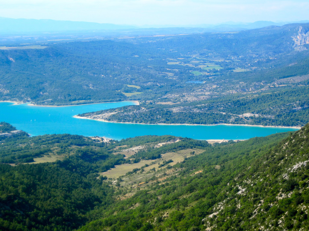 le lac depuis Aiguines