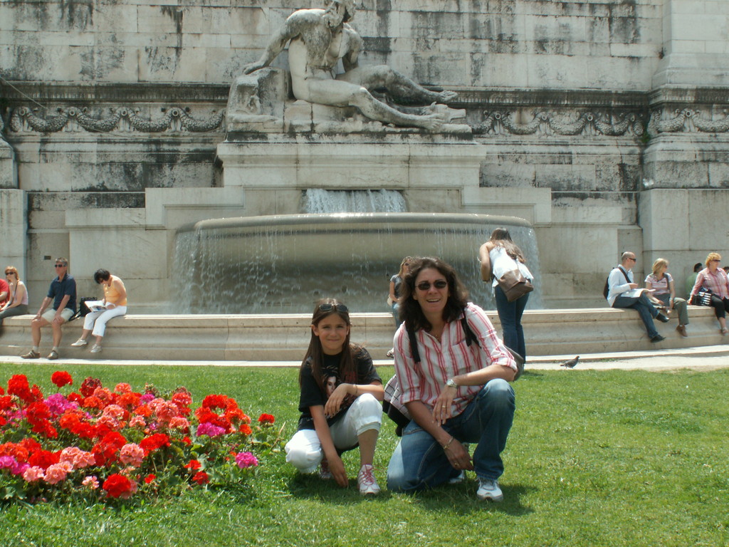 Pose devant le campidoglio