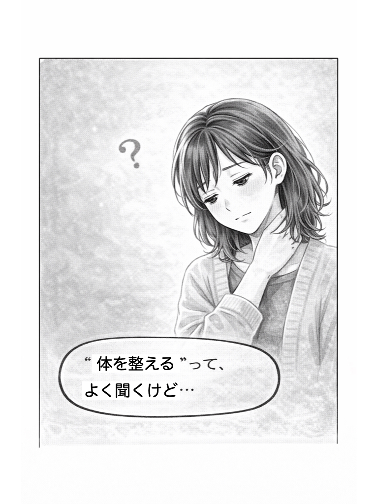 身体を整えるって、よく聞くけど