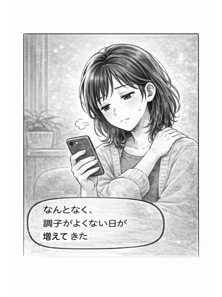 なんとなく、調子が良くない日が増えてきた