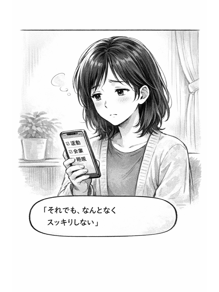 それでも、なんとなくすっきりしない