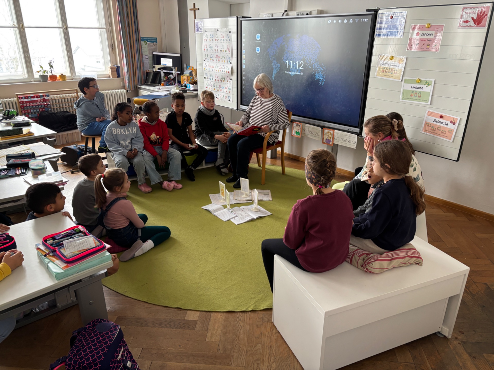 Bundesweiter Vorlesetag - ein spannendes Erlebnis mit der Bundespolizei - Klasse 1c