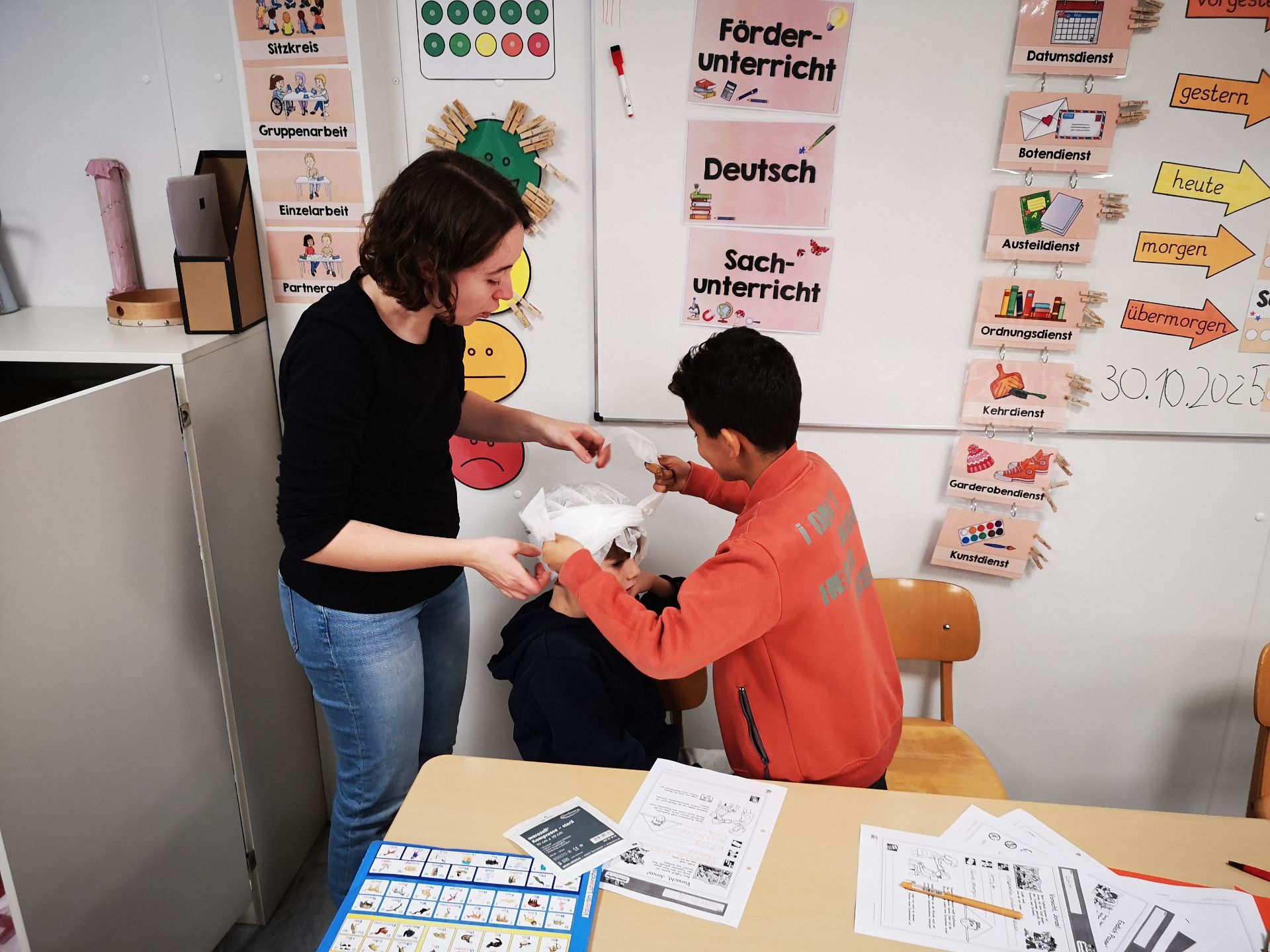 Die neuen Schulsanitäter sind startklar!