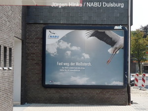 Plakatwerbung in Duisburg-Großenbaum