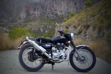 Our Enfields page describes our motorcycles Enfield Classic Moto
