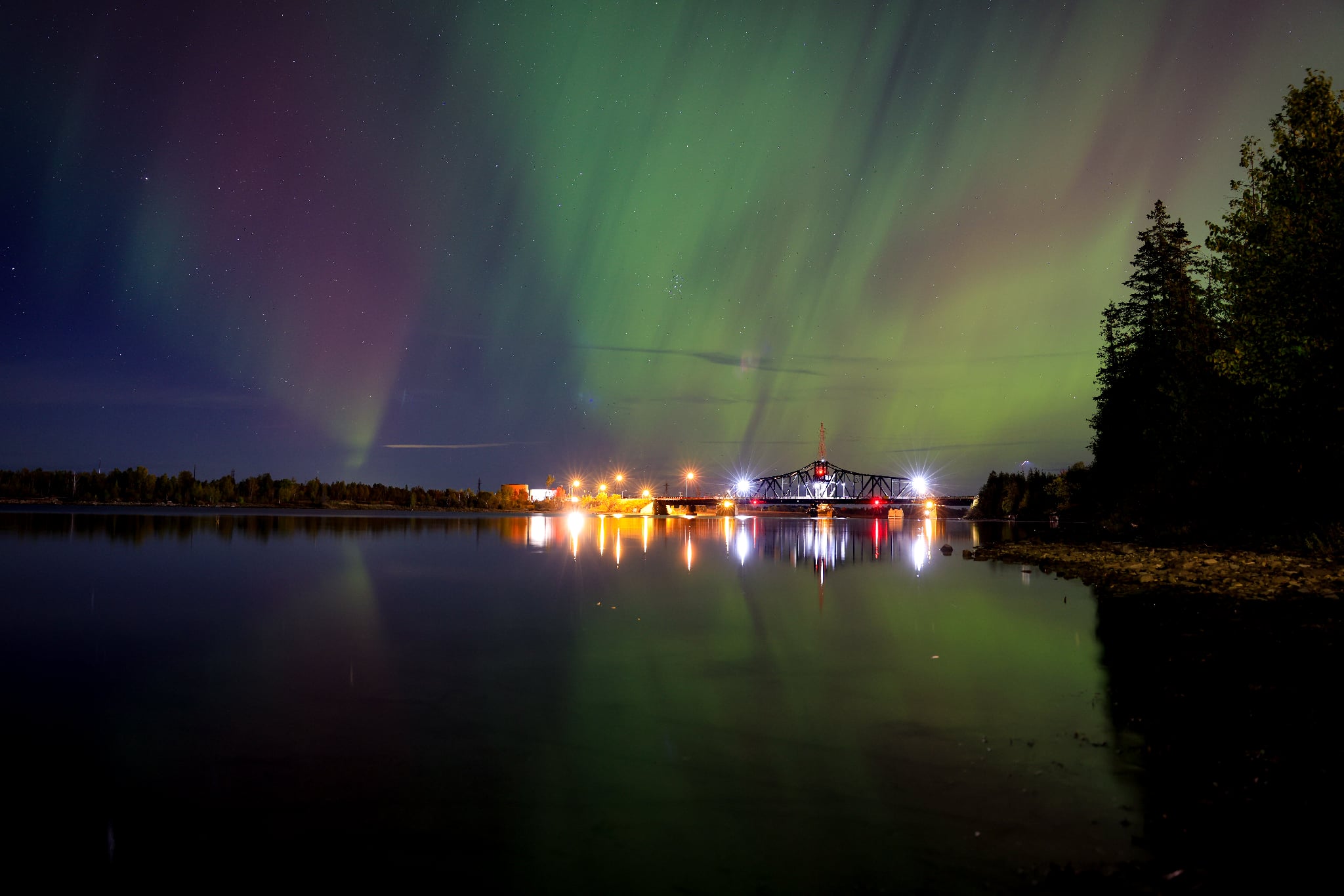 NORTHERN GLOW 16 x 24 photograph (framed 18 x 26) by Craig Jackson