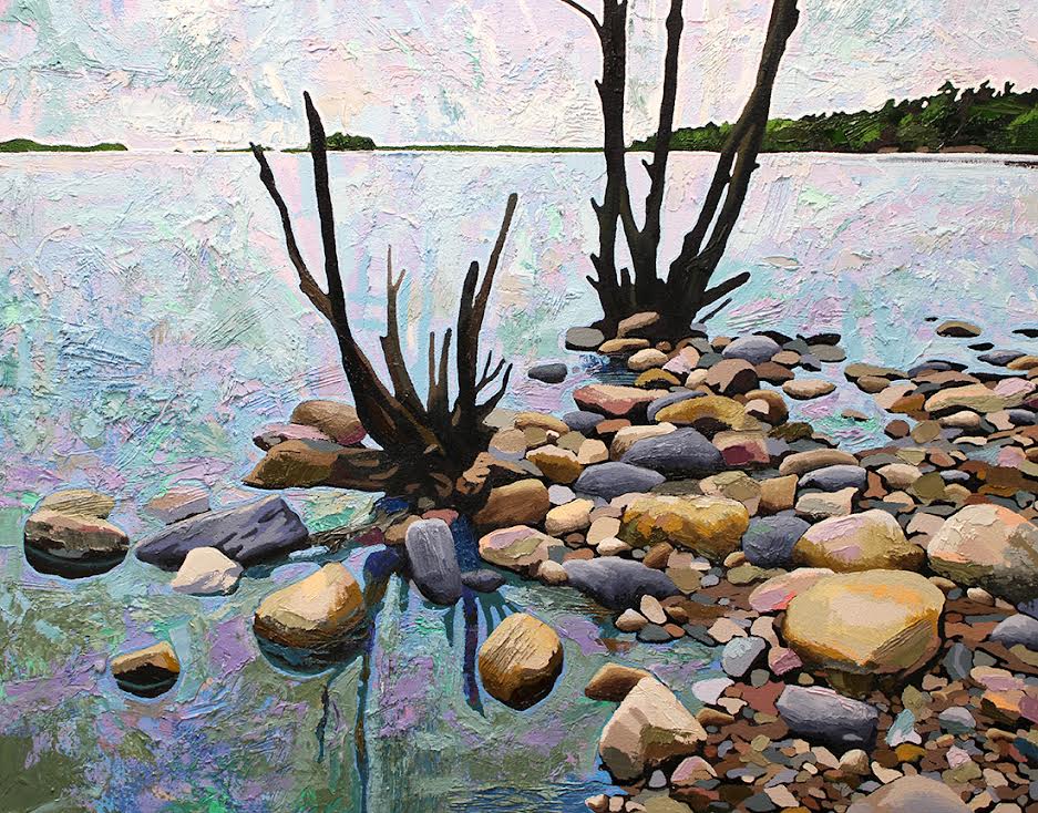 PEACE PIECE 22 x 28 oil 
