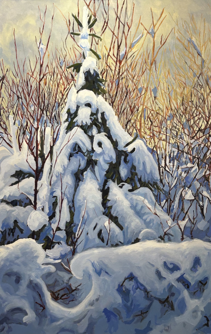 MOSAIC 60 x 40 oil by Mark Hope