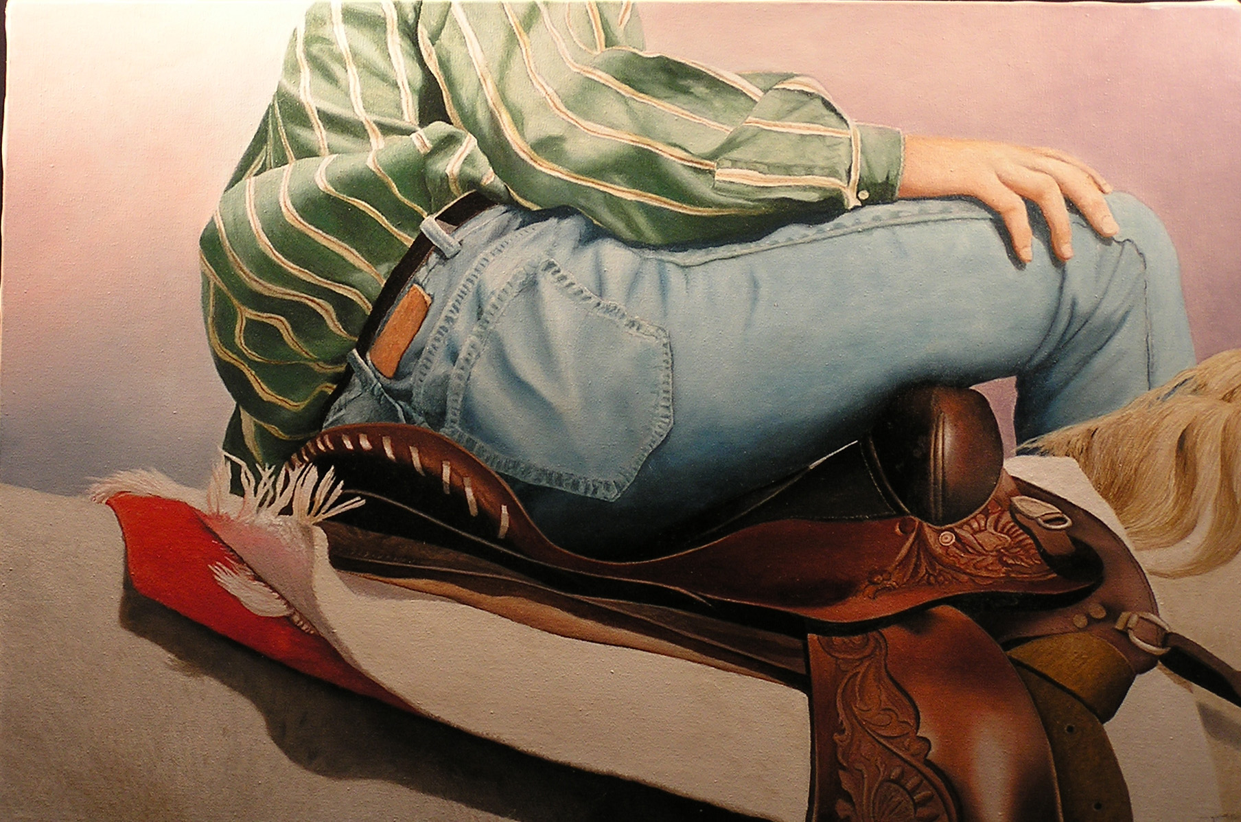 WESTERN SERIES #15 24 X 36 oil 
