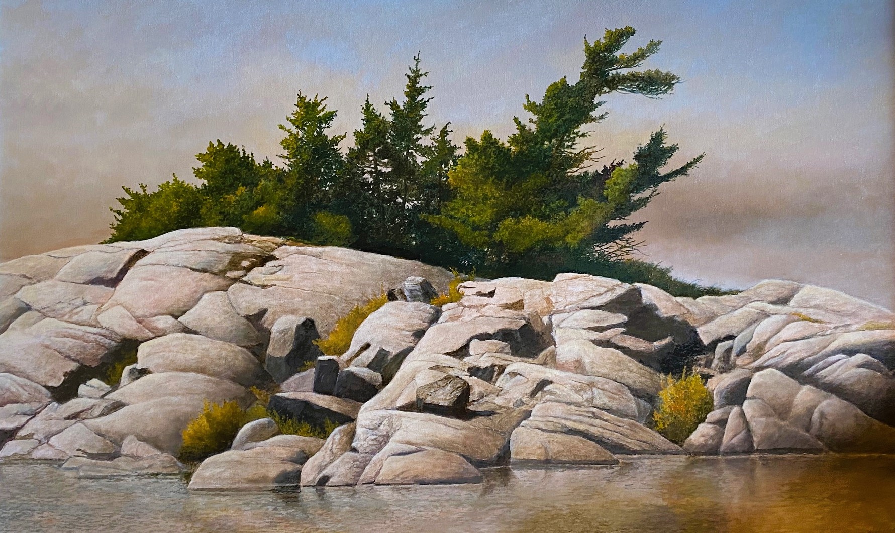 BEFORE THE NIGHT 22 x 36 oil by Ivan Wheale 