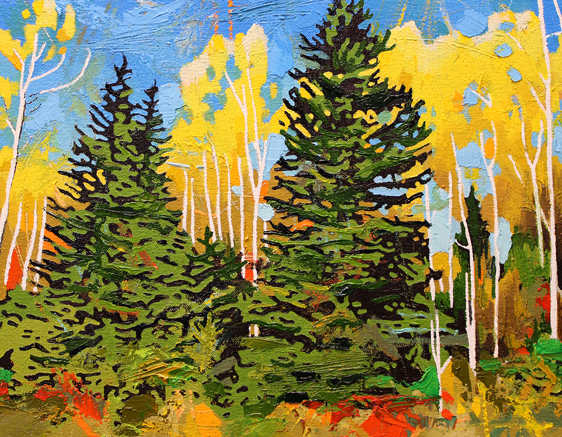 FALL COLOUR 14 x 11 oil 