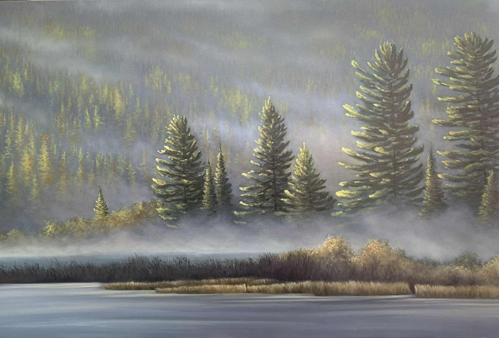 TRULY MAJESTIC 24 x 36 oil 